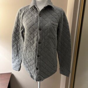 Old Navy Women's Gray Quilted Shirt Jacket Size SP